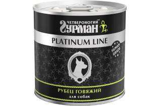 Влажный корм для собак Platinum line Рубец говяжий 240 г