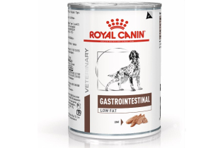 Влажный диетический корм для собак при нарушениях пищеварения и экзокринной недостаточности поджелудочной железы Gastrointestinal Low Fat 0.41КГ