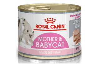 Влажный корм для котят и беременных и кормящих кошек Mother Babycat 0.195КГ