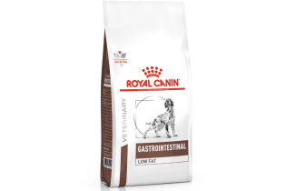 Сухой диетический корм для собак при нарушении пищеварения Gastrointestinal Low Fat 12КГ