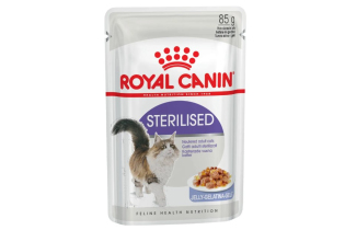 Влажный корм  для кастрирированных котов и стерилизованных кошек (в желе) Sterilised 0.085КГ