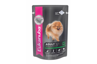 ЭДАЛТ 1+ Корм для взрослых собак с говядиной в соусе  (12100010R0) 100 г  - 12 шт