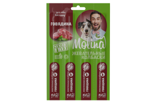 Жевательные колбаски Molina для собак, говядина, 20 г (5 шт.)